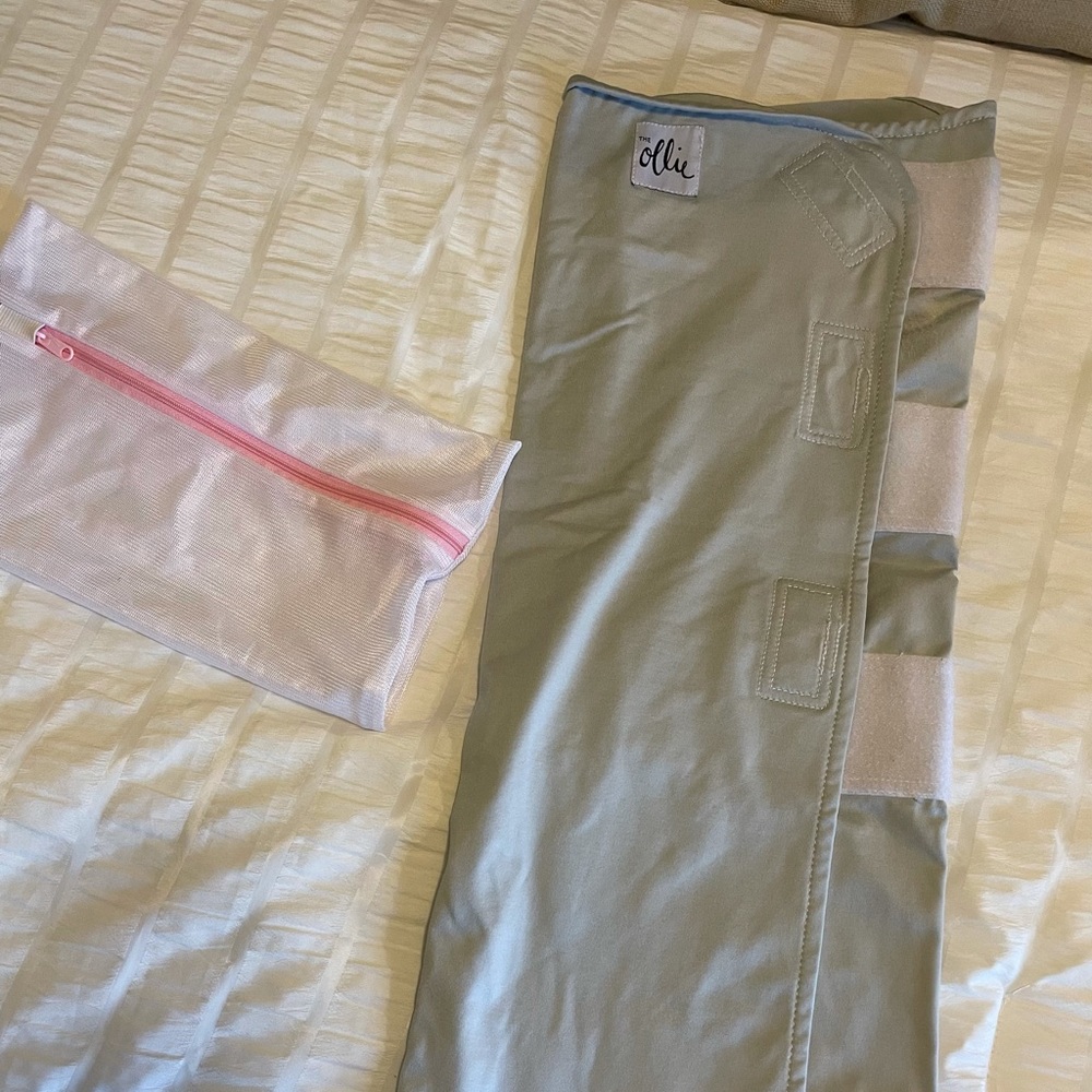 Ollie swaddle in grey